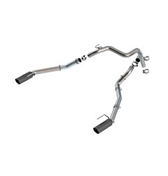 Kit de colas de escape Borla 2.75" con salida 4" Brawler negro cerámico Ford Ranger Raptor 2024-2025 - 60743BRCB