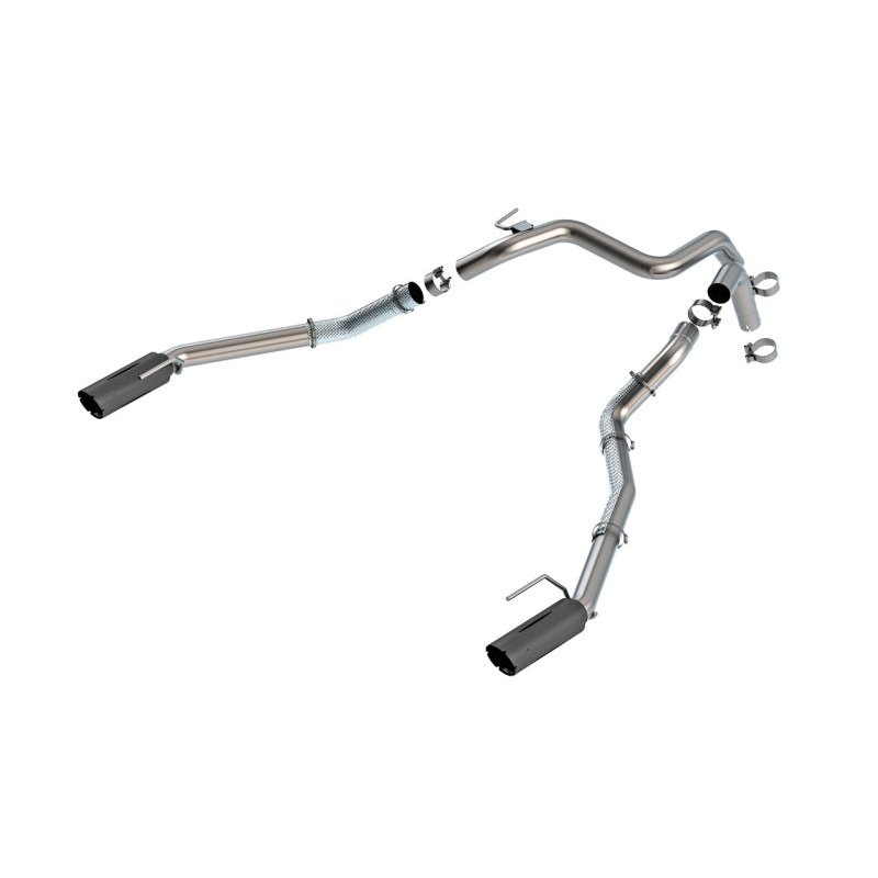 Kit de colas de escape Borla 2.75" con salida 4" Brawler negro cerámico Ford Ranger Raptor 2024-2025 - 60743BRCB Kit de colas de escape Borla 2.75" con salida 4" Brawler negro cerámico Ford Ranger Raptor 2024-2025 - 60743BRCB
