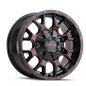 Llanta Mayhem 8015 Warrior 18x9 6x135 ET18 buje 106 mm Negro con Prism Red - 8015-8937BTR18