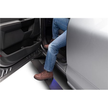 Estribos eléctricos AMP Research PowerStep Plug N Play Ford Bronco 2021-2023 (excepto Raptor) / Ford Ranger 2019-2022 - Negro -