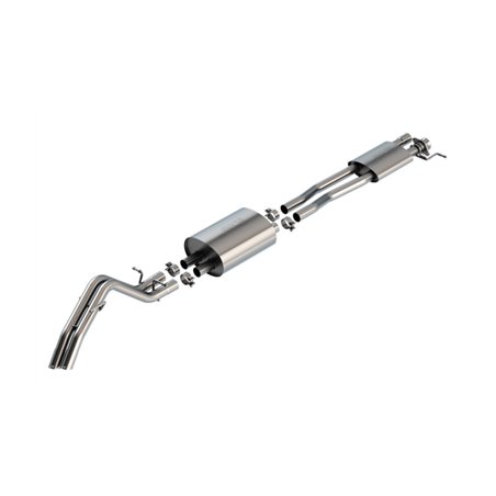 Escape Borla S-Type con colas hacia abajo Ford Ranger XLT 2024-2025 (Climber) - 140972