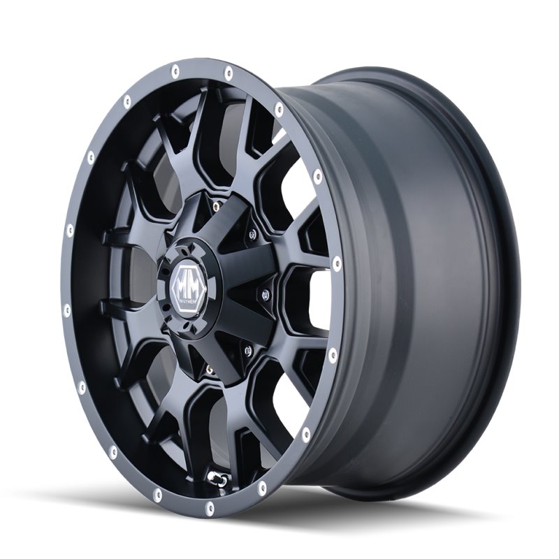 Llanta Mayhem 8015 Warrior 17x9 5x114.3 ET18 buje 87 mm Negro mate - 8015-7956MB18 Llanta Mayhem 8015 Warrior 17x9 5x114.3 ET18 buje 87 mm Negro mate - 8015-7956MB18