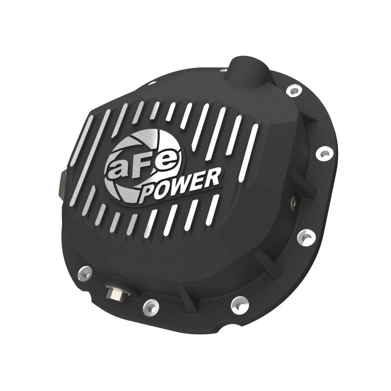 Tapa de diferencial trasero aFe Ford F-150 1990-2014 - Negro con aletas mecanizadas - 46-71410B Tapa de diferencial trasero aFe Ford F-150 1990-2014 - Negro con aletas mecanizadas - 46-71410B
