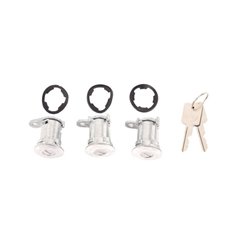 Kit de bombines de cerradura de puerta Omix (3) Jeep CJ/XJ/MJ/YJ 1976-1990 - 11813.12