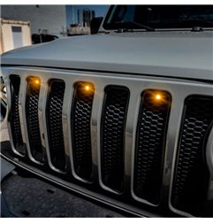 Kit LED de rejilla estilo Pre-Runner ORACLE Jeep Wrangler JL - Ámbar - 5870-005