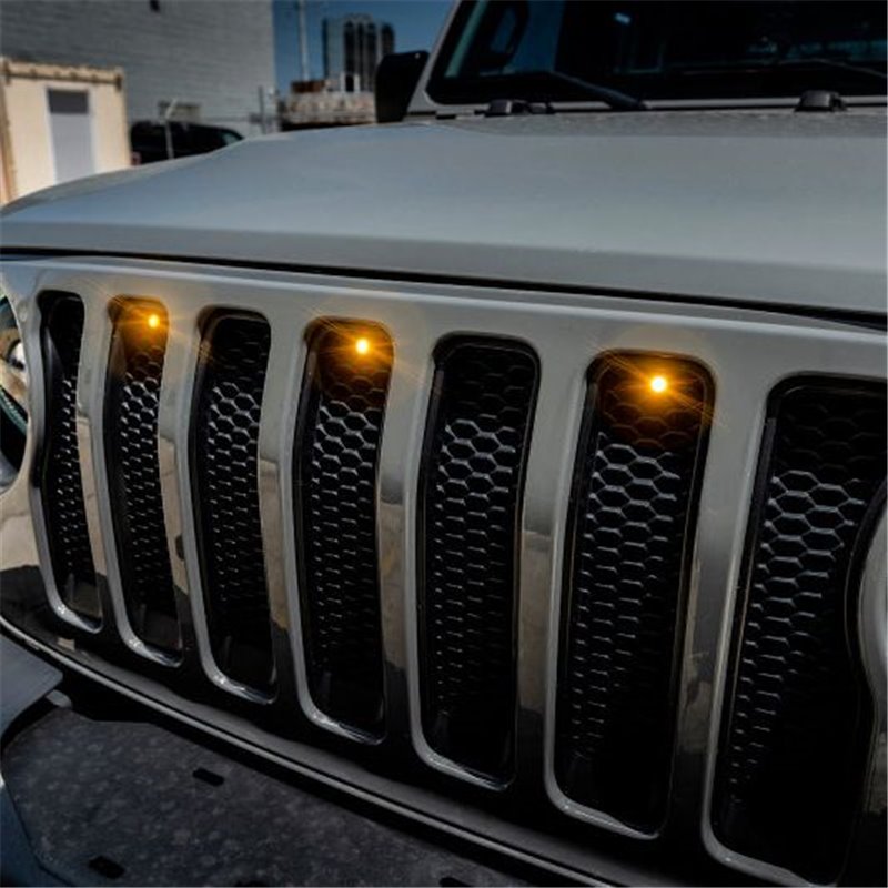 Kit LED de rejilla estilo Pre-Runner ORACLE Jeep Wrangler JL - Ámbar - 5870-005