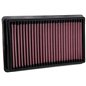 Filtro de aire de recambio K&N Jeep Wrangler V6 3.0L diésel 2020 - 33-5106 Filtro de aire de recambio K&N Jeep Wrangler V6 3.0L diésel 2020 - 33-5106