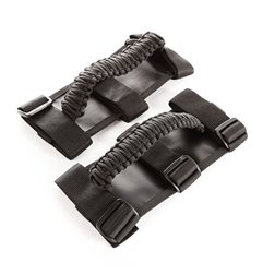Asideros de paracord Rugged Ridge negro/negro (pareja) - 13505.30