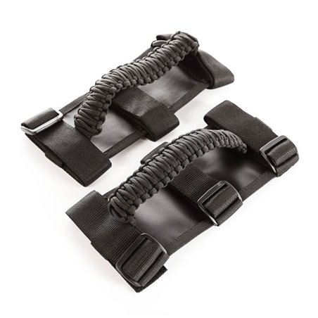 Asideros de paracord Rugged Ridge negro/negro (pareja) - 13505.30