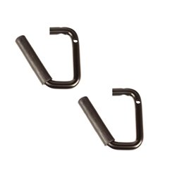 Asideros delanteros de acero Rugged Ridge negros Jeep Wrangler JK/JKU 2007-2018 (pareja) - 13505.41