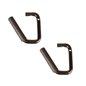 Asideros delanteros de acero Rugged Ridge negros Jeep Wrangler JK/JKU 2007-2018 (pareja) - 13505.41