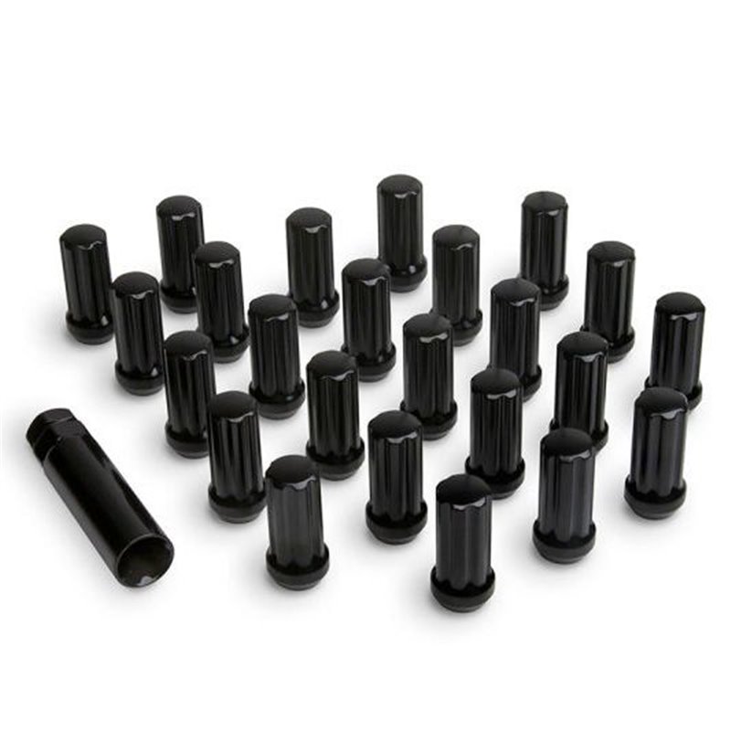 Kit de tuercas de rueda ICON Alloys negras M14x1.5 - 24 tuercas con llave - 89141524B