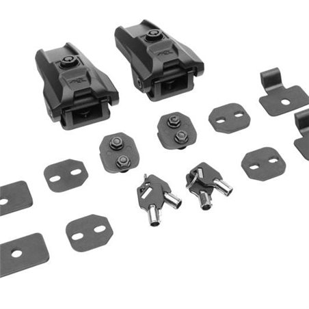 Kit de cierres de capó con llave Rugged Ridge Jeep Wrangler JKU 2007-2018 / JL 2018-2022 - 11210.32