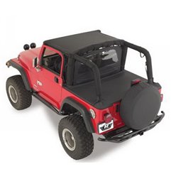 Cubierta tonneau Rampage Jeep Wrangler YJ 1992-1995 - Black Denim - 721015