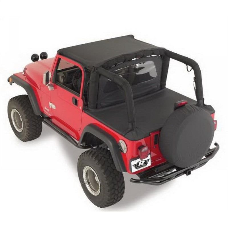 Cubierta tonneau Rampage Jeep Wrangler YJ 1992-1995 - Black Denim - 721015 Cubierta tonneau Rampage Jeep Wrangler YJ 1992-1995 - Black Denim - 721015