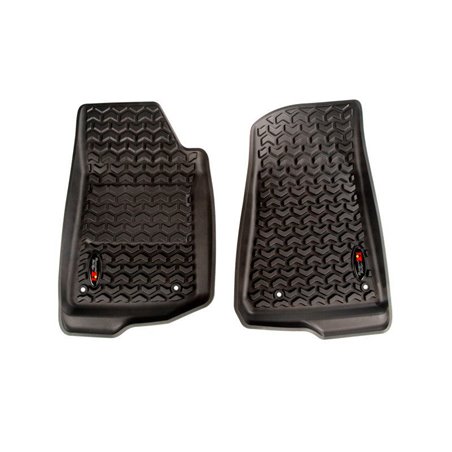 Alfombrillas delanteras Rugged Ridge negras Jeep Wrangler JL 2018-2020 / Gladiator JT 2020 - 12920.36