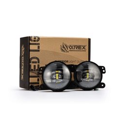 Antinieblas LED proyector bicolor AlphaRex DoubleTap universales Chrysler/Dodge/Hummer/Jeep - Blanco/Ámbar - 210004