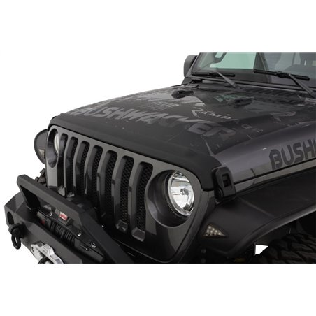 Protector de capó Bushwacker negro Jeep Wrangler Rubicon/Sport/Unlimited/Sport S 2018-2019 - 14093