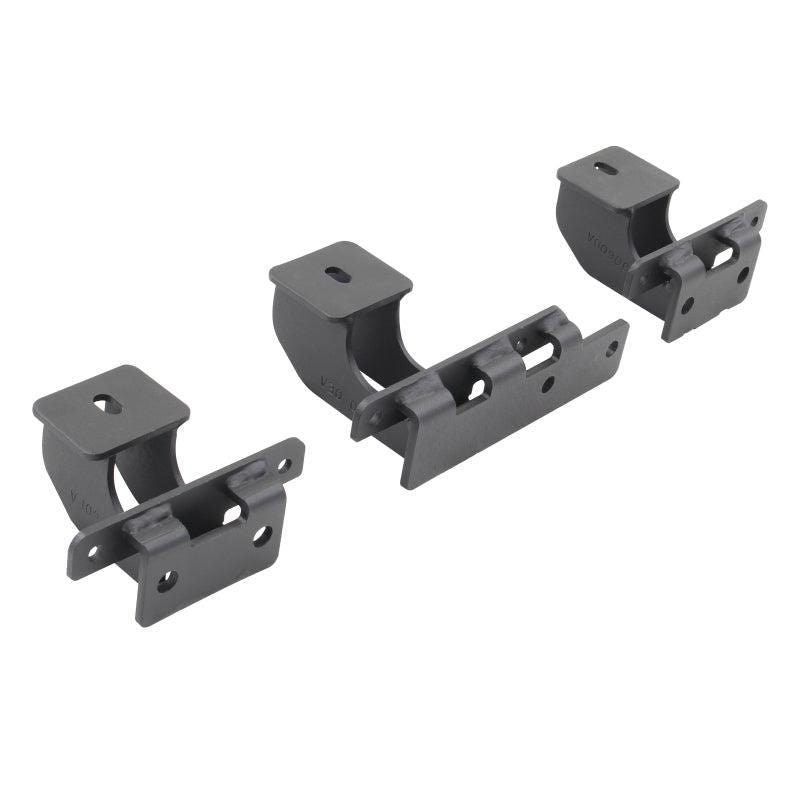Soportes para estribos Go Rhino Dominator Extreme Jeep Wrangler JLU 2018-2020 - D64506BTK