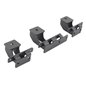 Soportes para estribos Go Rhino Dominator Extreme Jeep Wrangler JLU 2018-2020 - D64506BTK