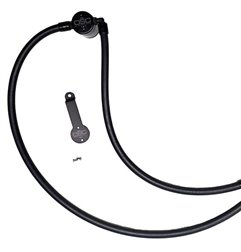 Separador de aceite J&L 3.0 lado conductor Jeep Wrangler 2.0L 2020-2025 - Negro anodizado - 3070D-B