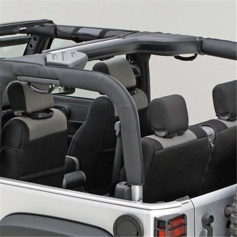 Funda de barra antivuelco Rugged Ridge poliéster negro Jeep Wrangler JK 2007-2018 - 13613.02 Funda de barra antivuelco Rugged Ridge poliéster negro Jeep Wrangler JK 2007-2018 - 13613.02