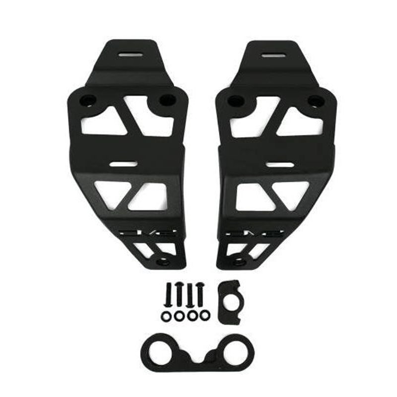Soportes para dos faros auxiliares DV8 Offroad Jeep JL 392 / Gladiator JT Mojave 2020-2022 - LBJL-06