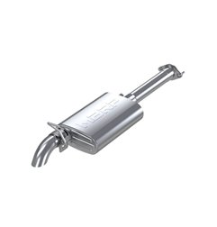 Escape cat-back MBRP off-road salida simple hacia abajo acero aluminizado Jeep Wrangler TJ 2.5L / 4.0L 2000-2006 - S5522AL