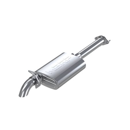 Escape cat-back MBRP off-road salida simple hacia abajo acero aluminizado Jeep Wrangler TJ 2.5L / 4.0L 2000-2006 - S5522AL
