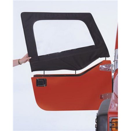 Paneles de puerta Rampage Jeep Wrangler TJ 1997-2002 - Black Denim - 89715