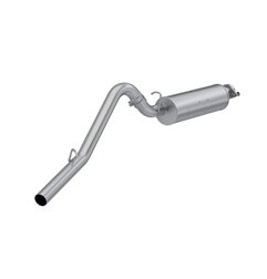 Escape cat-back MBRP 2.5" acero aluminizado salida lateral simple Jeep Wrangler TJ 2000-2006 - S5500P