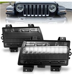 Pilotos laterales LED ANZO ahumados con intermitente secuencial Jeep Wrangler 2018-2021 / Gladiator 2020+ - 511088