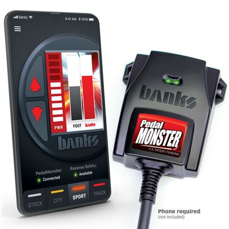 Kit Banks Power Pedal Monster (independiente) - TE Connectivity MT2 - 6 vías - Uso con teléfono - 64330