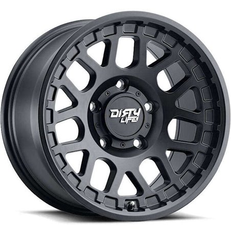Llanta Dirty Life 9306 Mesa 17x9 5x127 ET-12 buje 78.1 mm Negro mate - 9306-7973MB12