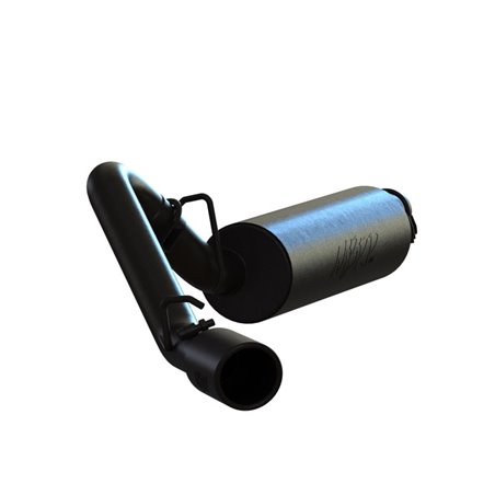 Escape cat-back MBRP 2.5" salida lateral simple recubrimiento negro Jeep Wrangler TJ 2.5L / 4.0L 1997-1999 - S5512BLK