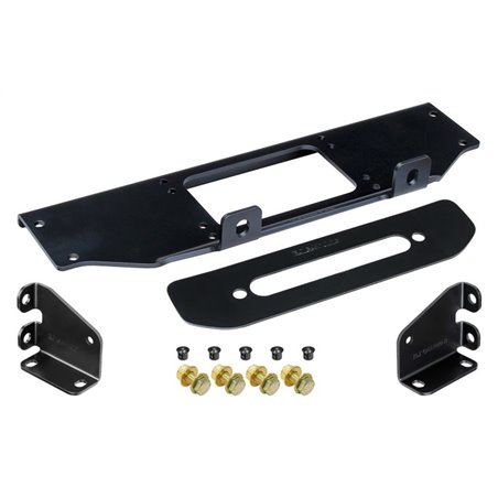 Kit de placa de cabrestante RockJock para paragolpes de acero Jeep JL/JT - RJ-641100-101