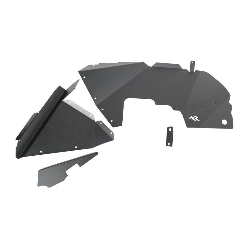 Pases de rueda interiores delanteros Rugged Ridge aluminio negro Jeep Wrangler JL 2018-2020 - 11615.61