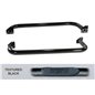 Estribos tubulares redondos 3" Rugged Ridge negros Jeep TJ 1997-2006 - 11591.04