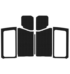 Kit de revestimiento de techo DEI Boom Mat Jeep Wrangler JL 2 puertas 2018-2023 - 7 piezas - Negro - 50280