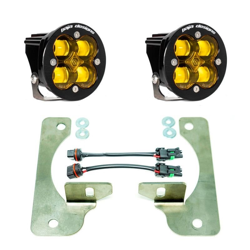 Kit de antinieblas Baja Designs Squadron-R ámbar Jeep Wrangler JL Rubicon 2018+ - 447723