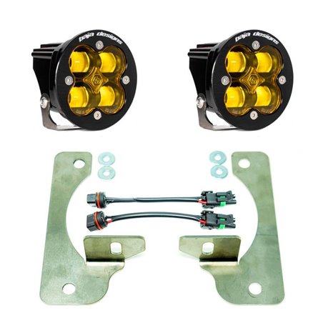 Kit de antinieblas Baja Designs Squadron-R ámbar Jeep Wrangler JL Rubicon 2018+ - 447723
