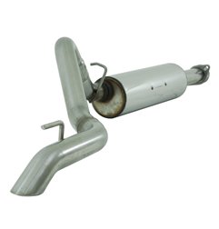 Escape cat-back MBRP salida simple inoxidable T409 Jeep Wrangler TJ Unlimited 4.0L I6 2004-2006 - S5520409