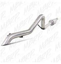 Escape MBRP silencioso y tubo de cola off-road antes del eje Jeep Wrangler JK 3.8L V6 4 puertas 2007-2009 - S5514AL