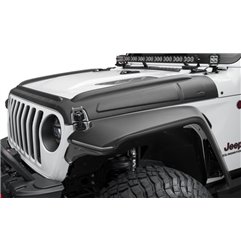 Protección de capó Bushwacker Trail Armor Jeep Wrangler JK/JKU 2007-2018 - 3 piezas - Negro texturizado - 14129