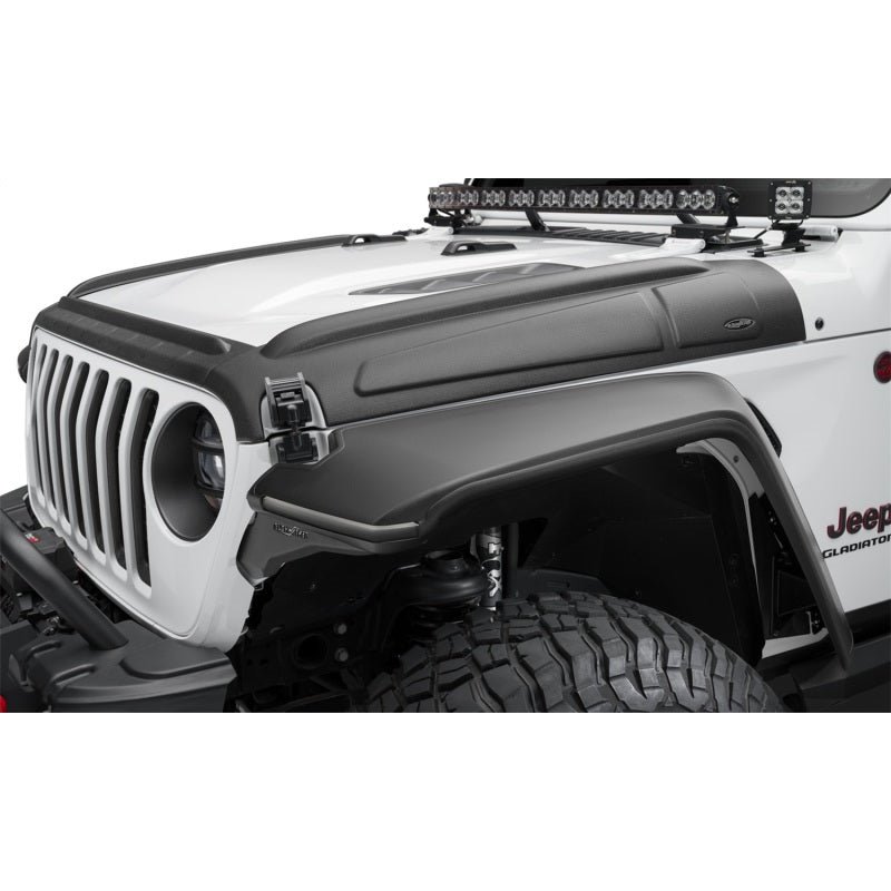 Protección de capó Bushwacker Trail Armor Jeep Wrangler JK/JKU 2007-2018 - 3 piezas - Negro texturizado - 14129