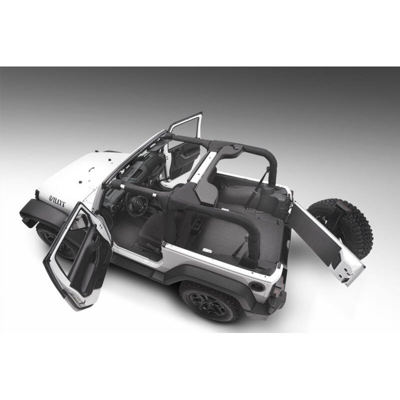 Alfombrillas Husky Liners Guardian Impact Jeep Wrangler JK 2 puertas 2011-2017 (incl. protectores térmicos) - HBTJK11F2