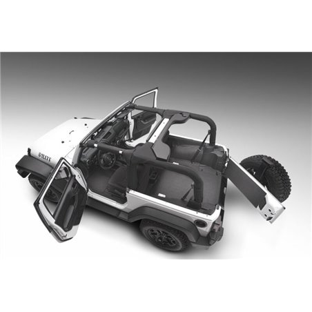 Alfombrillas Husky Liners Guardian Impact Jeep Wrangler JK 2 puertas 2011-2017 (incl. protectores térmicos) - HBTJK11F2