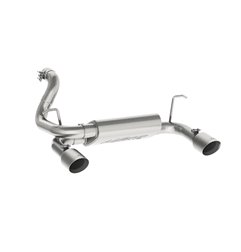 Escape axle-back MBRP doble salida trasera acero aluminizado Jeep Wrangler JL 3.6L V6 2018+ - S5529AL