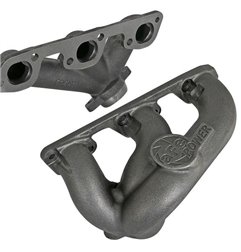 Colector de escape aFe BladeRunner hierro dúctil pulido Jeep Wrangler JK V6 3.8L 2007-2011 - 46-40114