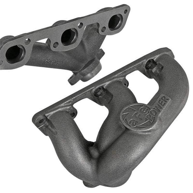 Colector de escape aFe BladeRunner hierro dúctil pulido Jeep Wrangler JK V6 3.8L 2007-2011 - 46-40114
